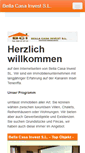 Mobile Screenshot of de.bellacasa-tenerife.com